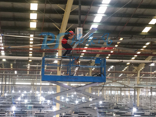 為什么高大型廠房更適合安裝大型工業(yè)吊扇？瑞泰風(fēng)環(huán)?？照{(diào),冷風(fēng)機(jī)